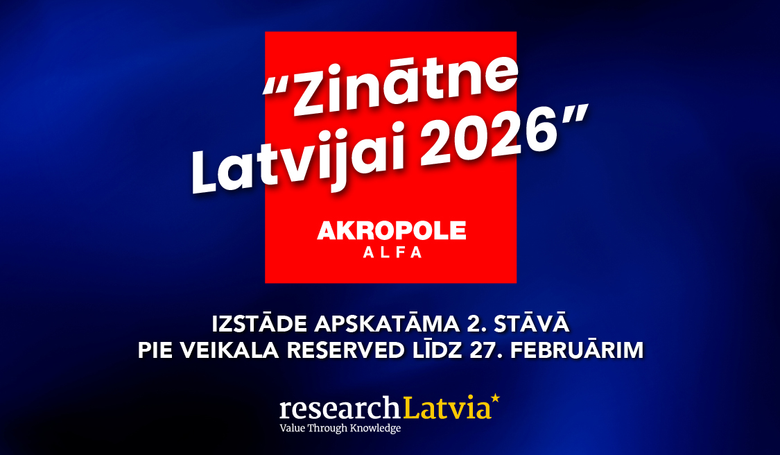 Izstāde “Zinātne Latvijai 2026”