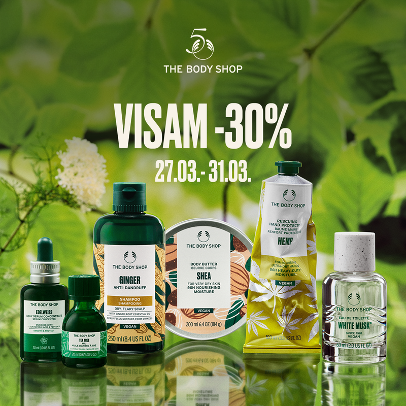 THE BODY SHOP : -30% VISAM