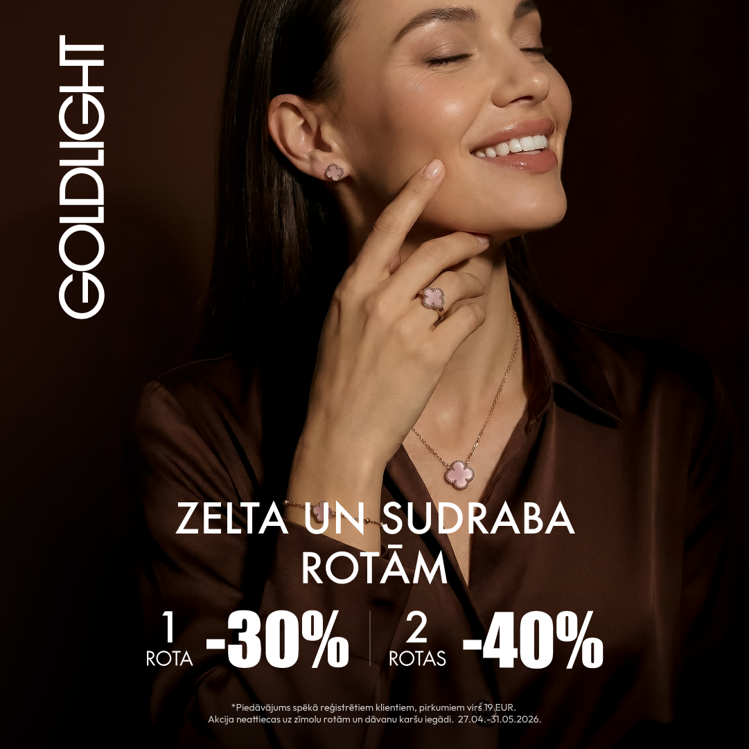 GOLDLIGHT zelta un sudraba rotām | 1 rota-30% 2 rotas -40%