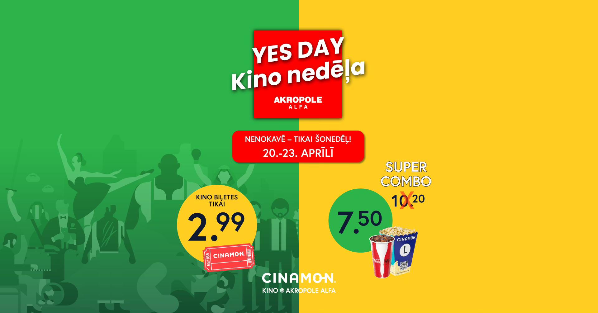 “YES DAY” Kino nedēļa