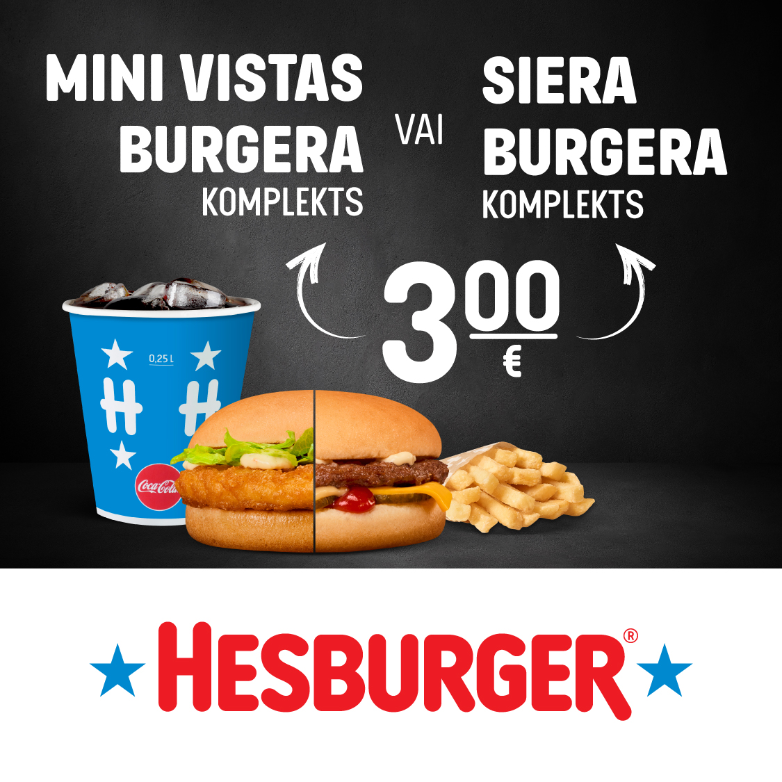 HESBURGER aprīļa piedāvājums