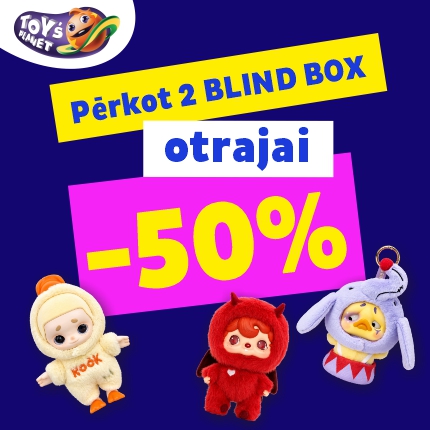 Pērkot 2 BLIND BOX, saņem -50% otrajai!