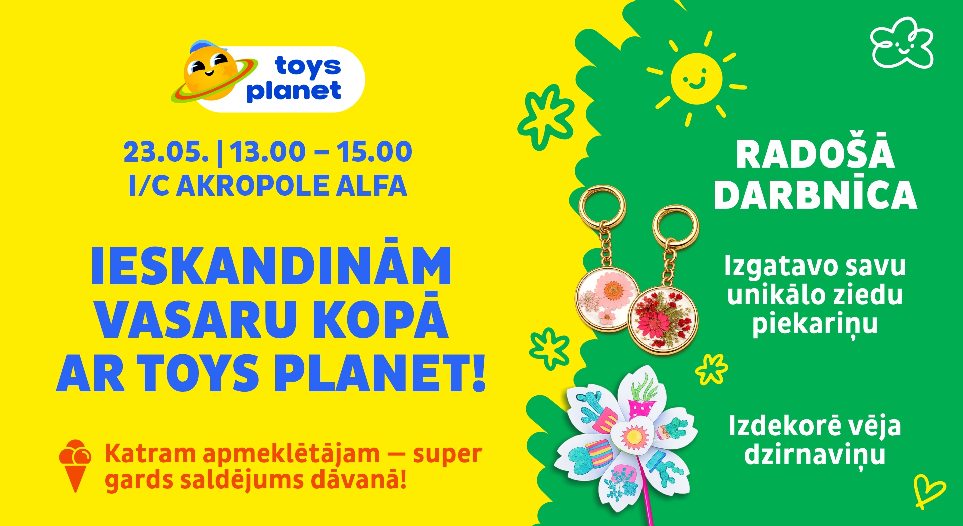Ieskandinām vasaru kopā ar Toy’s Planet!