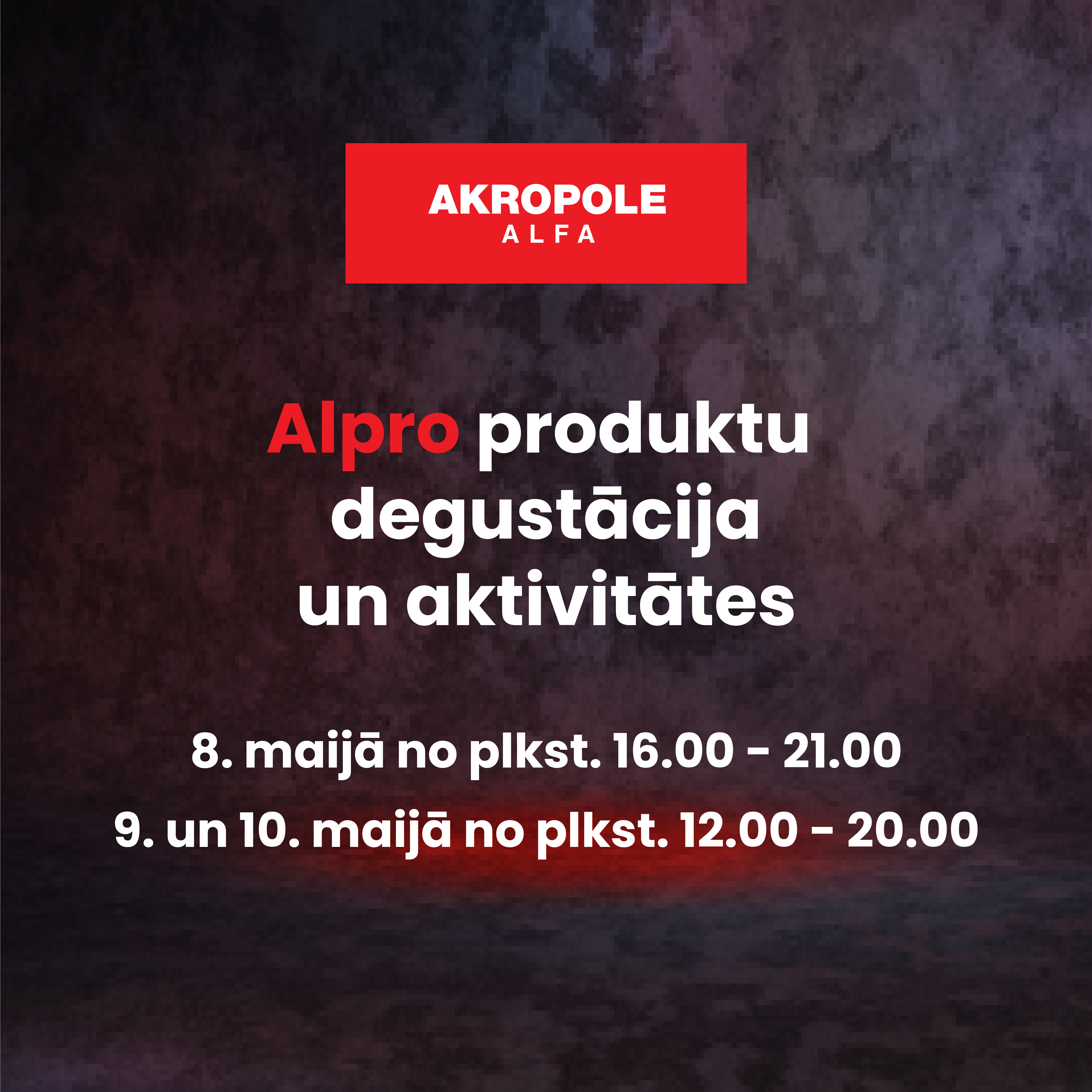 ALPRO degustācija