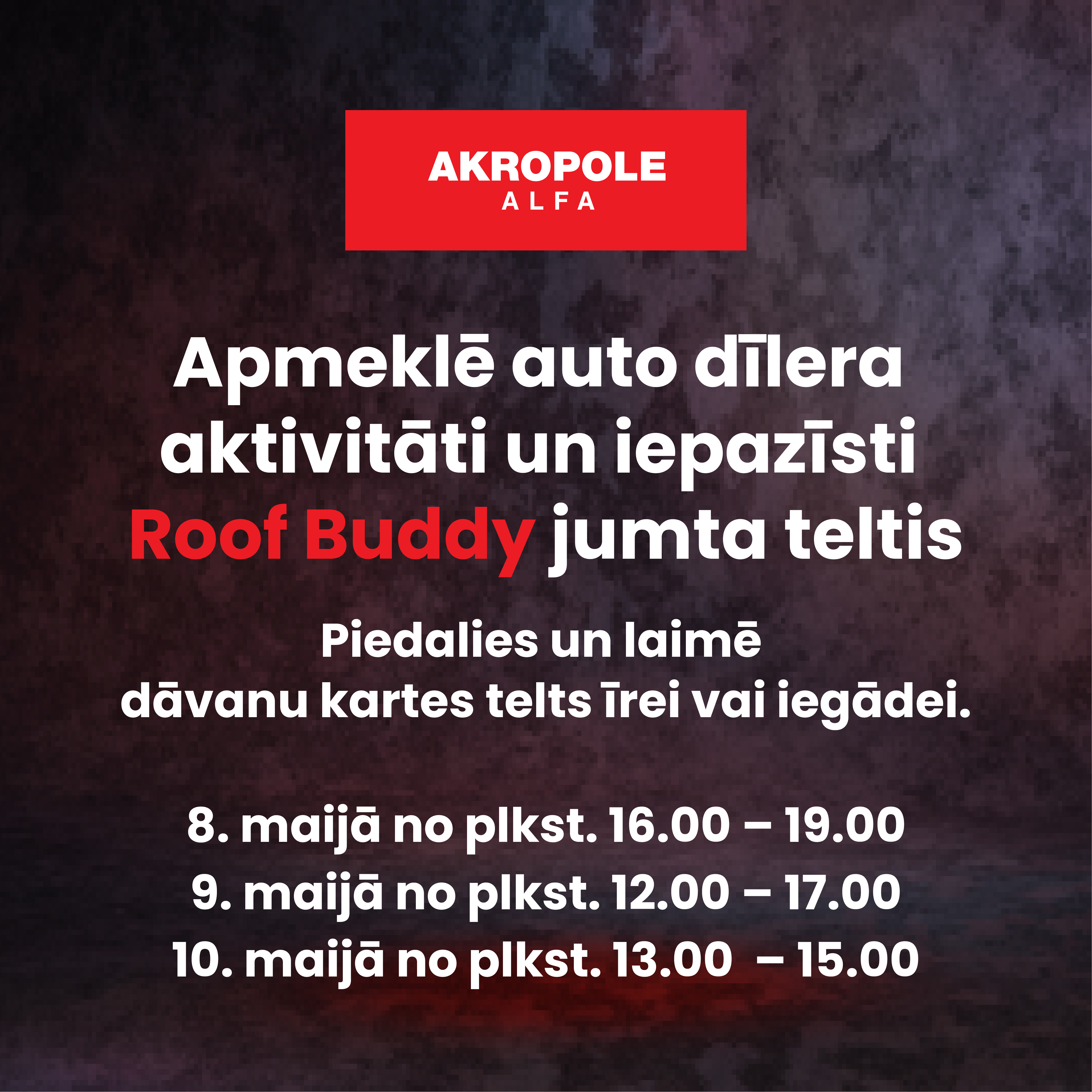 Roof Buddy aktivitāte