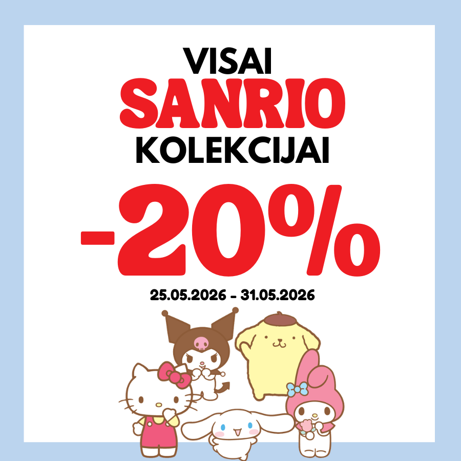 VISAI SANRIO KOLEKCIJAI -20%