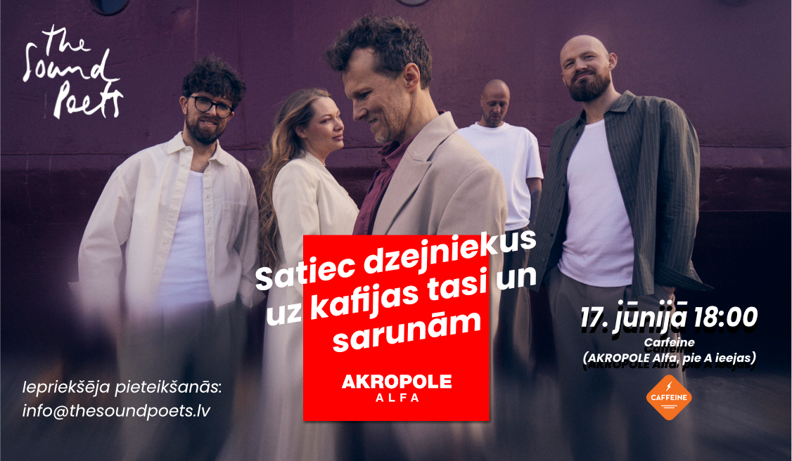 Satiec grupu The Sound Poets klātienē!