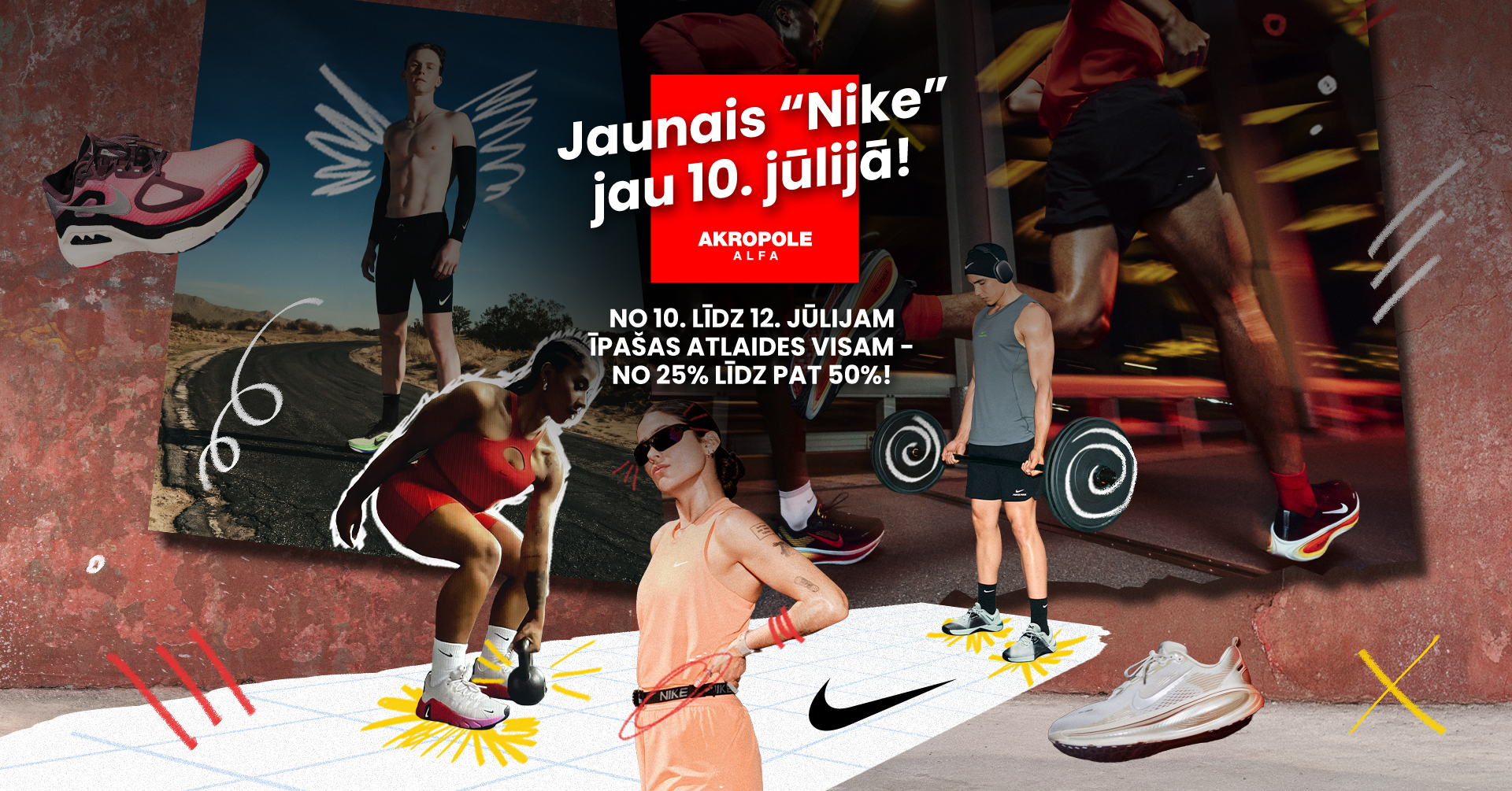 Jaunā “Nike” atvēršana