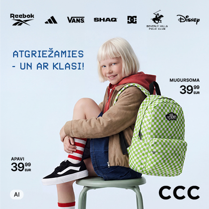Skolai gatavs? Sāc ar īsto mugursomu!