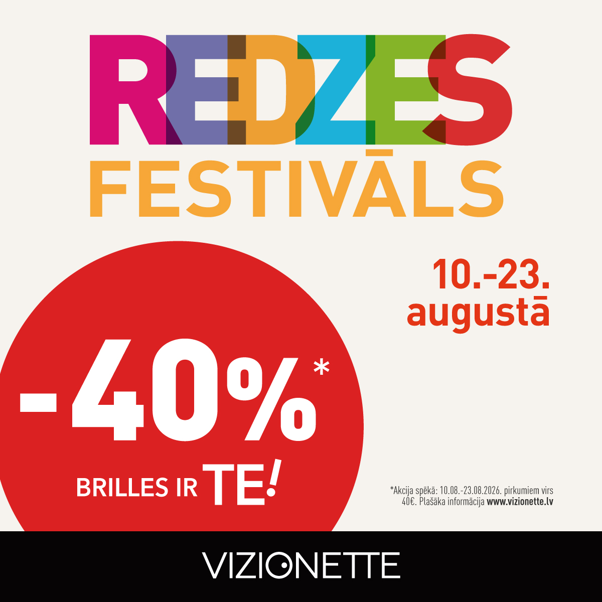 40% atlaide VISAM pirkumam virs 40€!