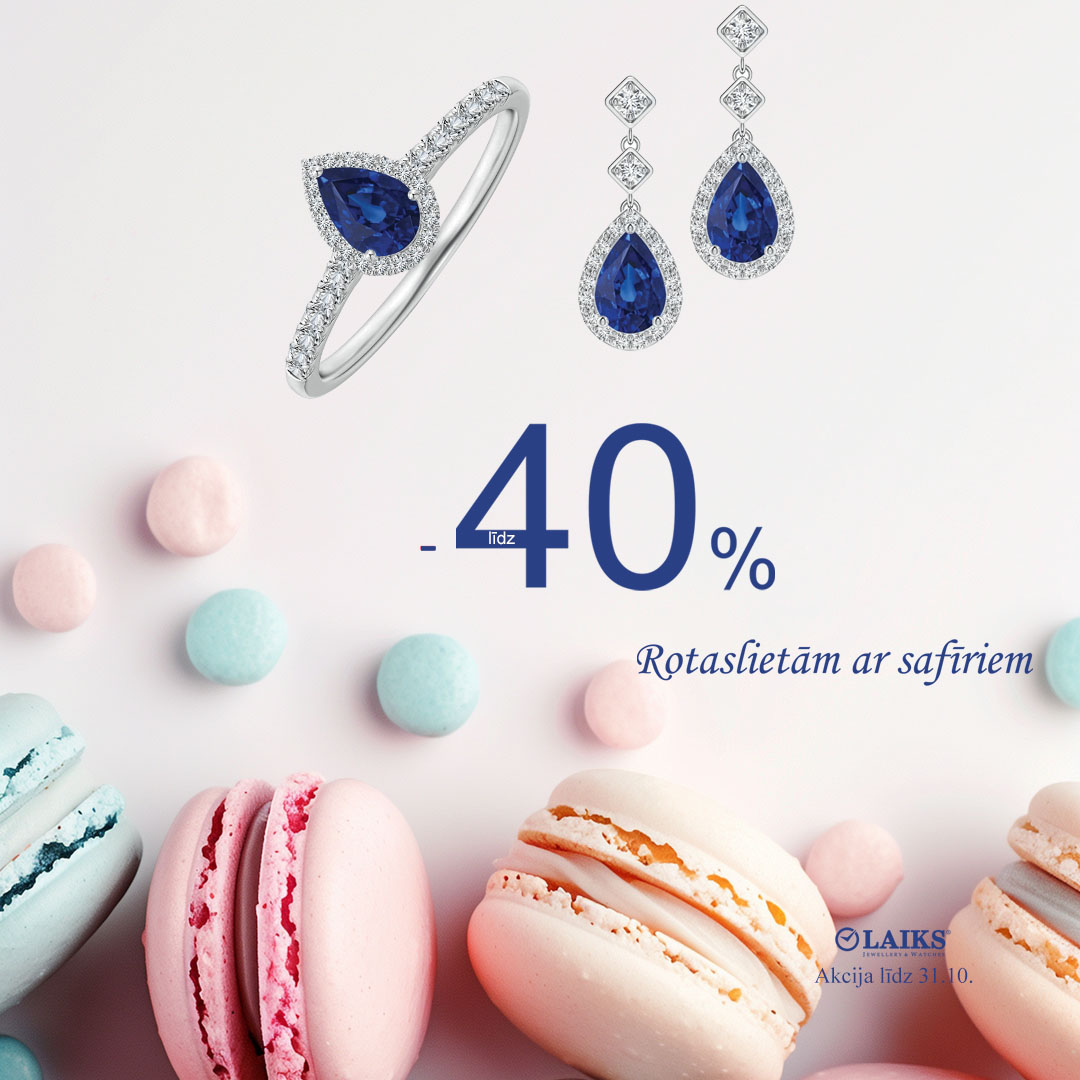 Safīriem līdz -40%