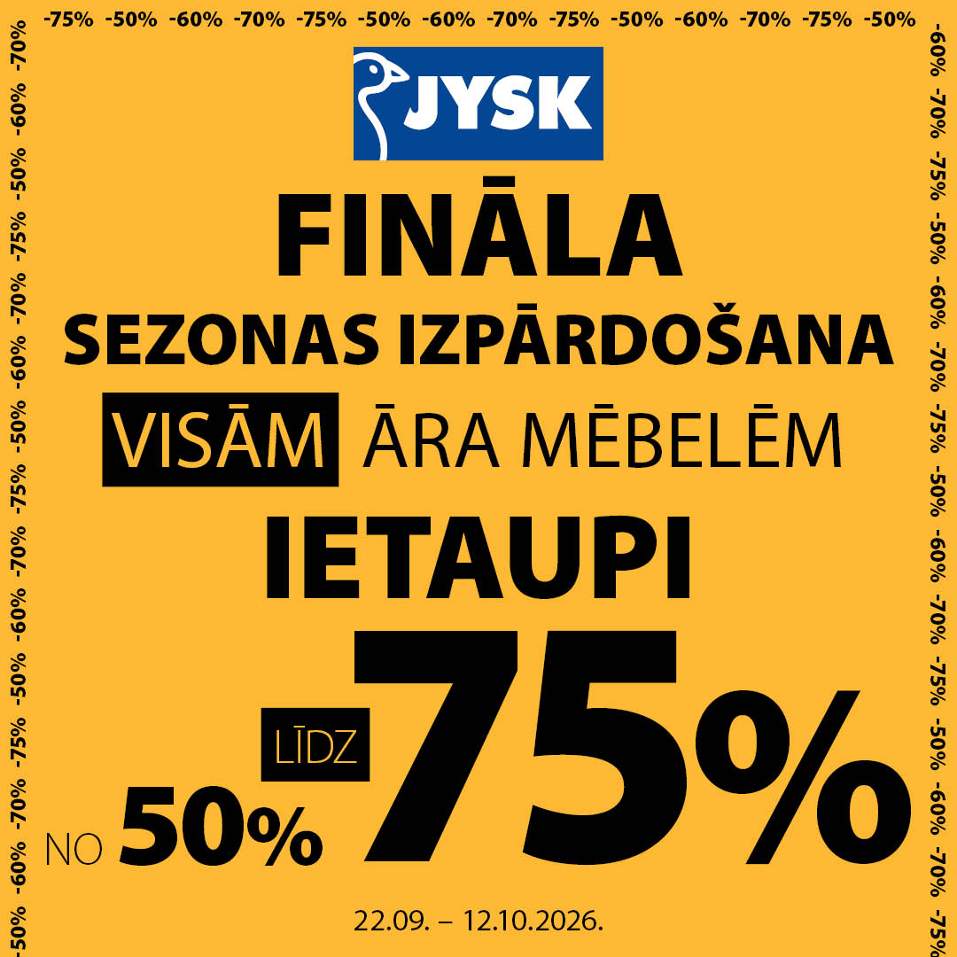 FINĀLA SEZONAS IZPĀRDOŠANA
