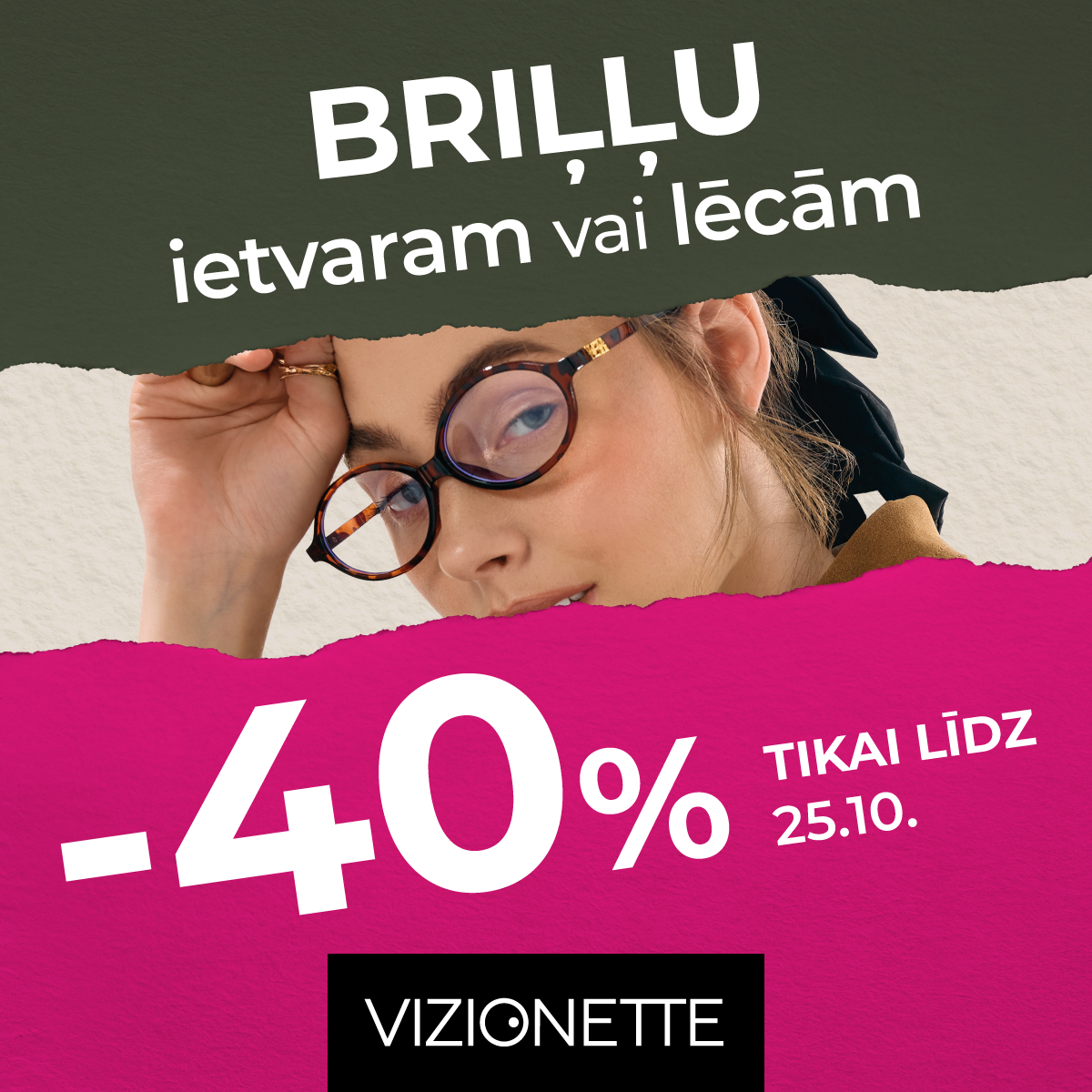 40% ATLAIDE BRIĻĻU IETVARAM VAI LĒCĀM